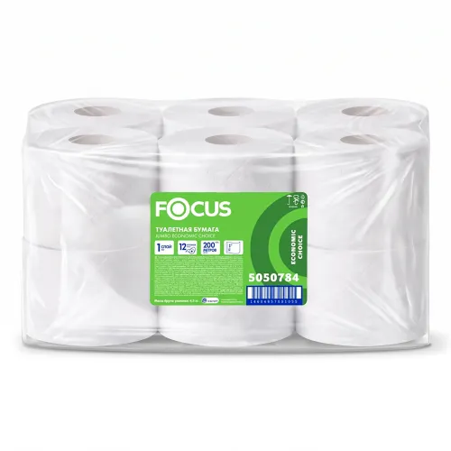 Бумага туалетная рулонная Focus Eco Jumbo