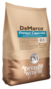 Premium капучино DeMarco с ароматом «Французская ваниль»