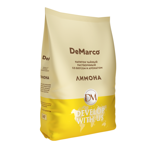Чайный напиток DeMarco растворимый со вкусом и ароматом лимона