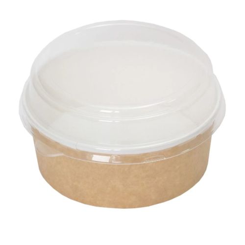 Крышка для салатников D150 прозрачная купольная