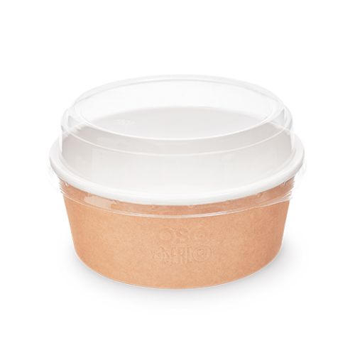 Крышка купольная к контейнеру 750мл OSQ ROUND BOWL dome lid D-150
