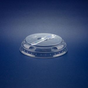 Крышка ПЭТФ D95 в сборе + ложка 75мм прозрачная