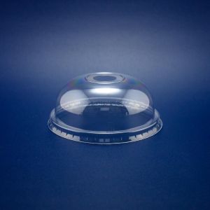 Крышка ПЭТФ D95 купол с отверстием