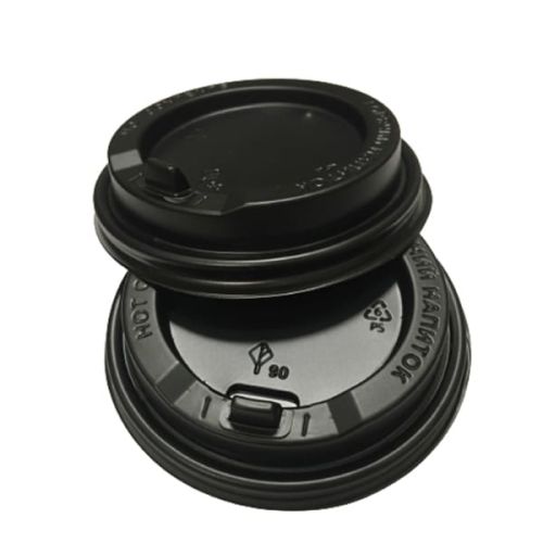 Крышка с Откидным питейником D-90 Черная