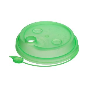 Крышка с питейником 90мм, матовая светло-зеленая