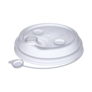 Крышка с питейником 90мм, прозрачная