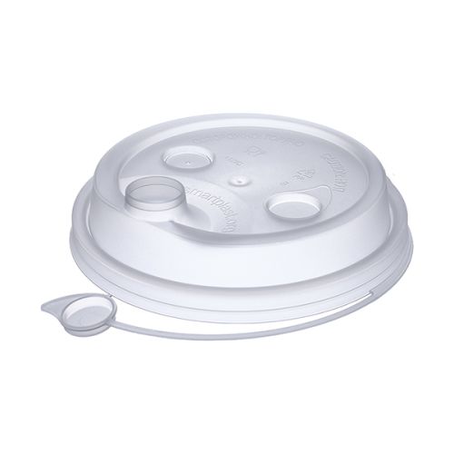 Крышка с питейником 90мм, прозрачная