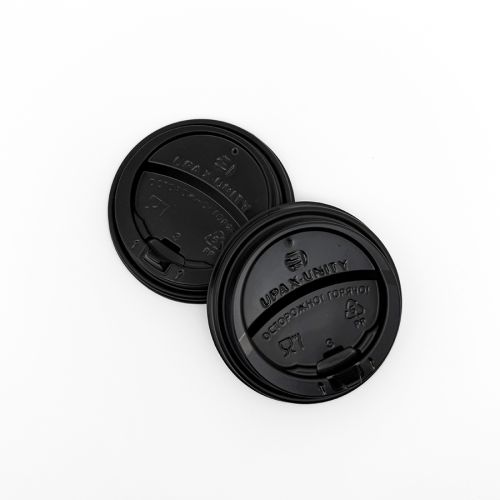 Крышка с питейником ЧЕРНАЯ 80мм