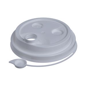 Крышка с питейником D-80 Белая матовая