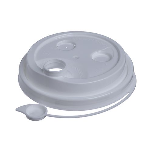 Крышка с питейником D-80 Белая матовая