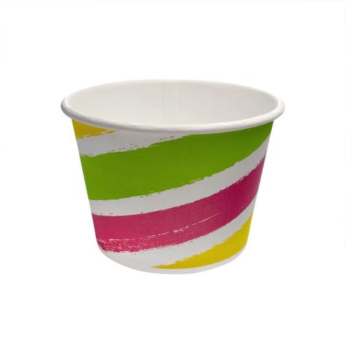 Креманка бумажная 250мл Полоска