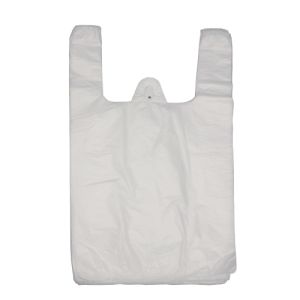 Пакет майка Белая 25+12х45см