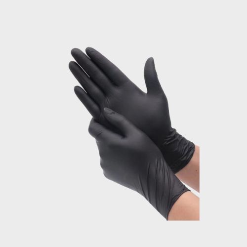 Перчатки нитриловые одноразовые черные Foxy Gloves S/M/L/XL 3,5гр.