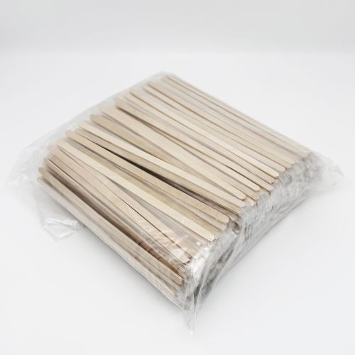 Размешиватели деревянные, 178мм в индивидуальной упаковке