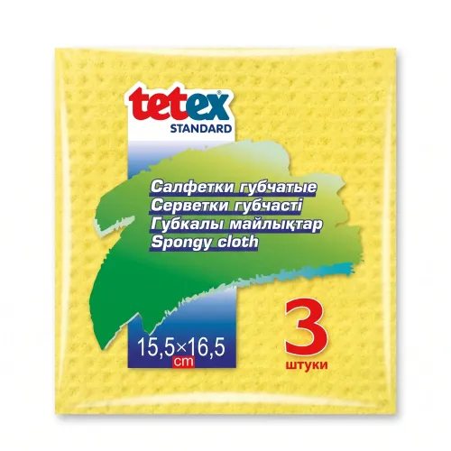 Салфетки губчатые, 3шт