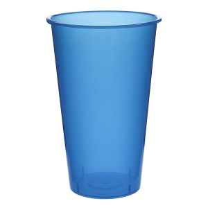 Стакан bubble, глянцевый синий 500мл