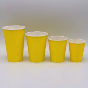 Стакан однослойный Жёлтый 250мл